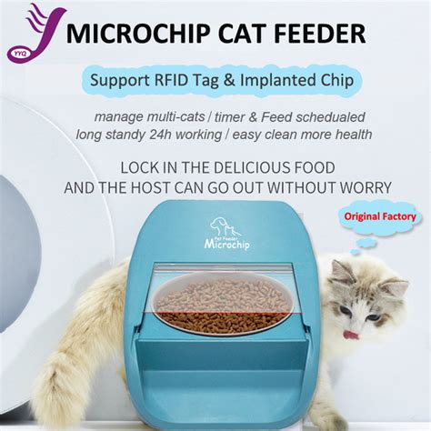 rfid tag for cats|rfid microchip cat feeder.